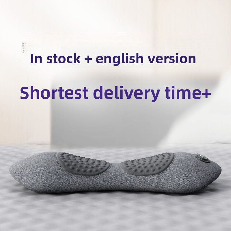 Ergonomic Lumbar Support Pillow with Heating and Massage
