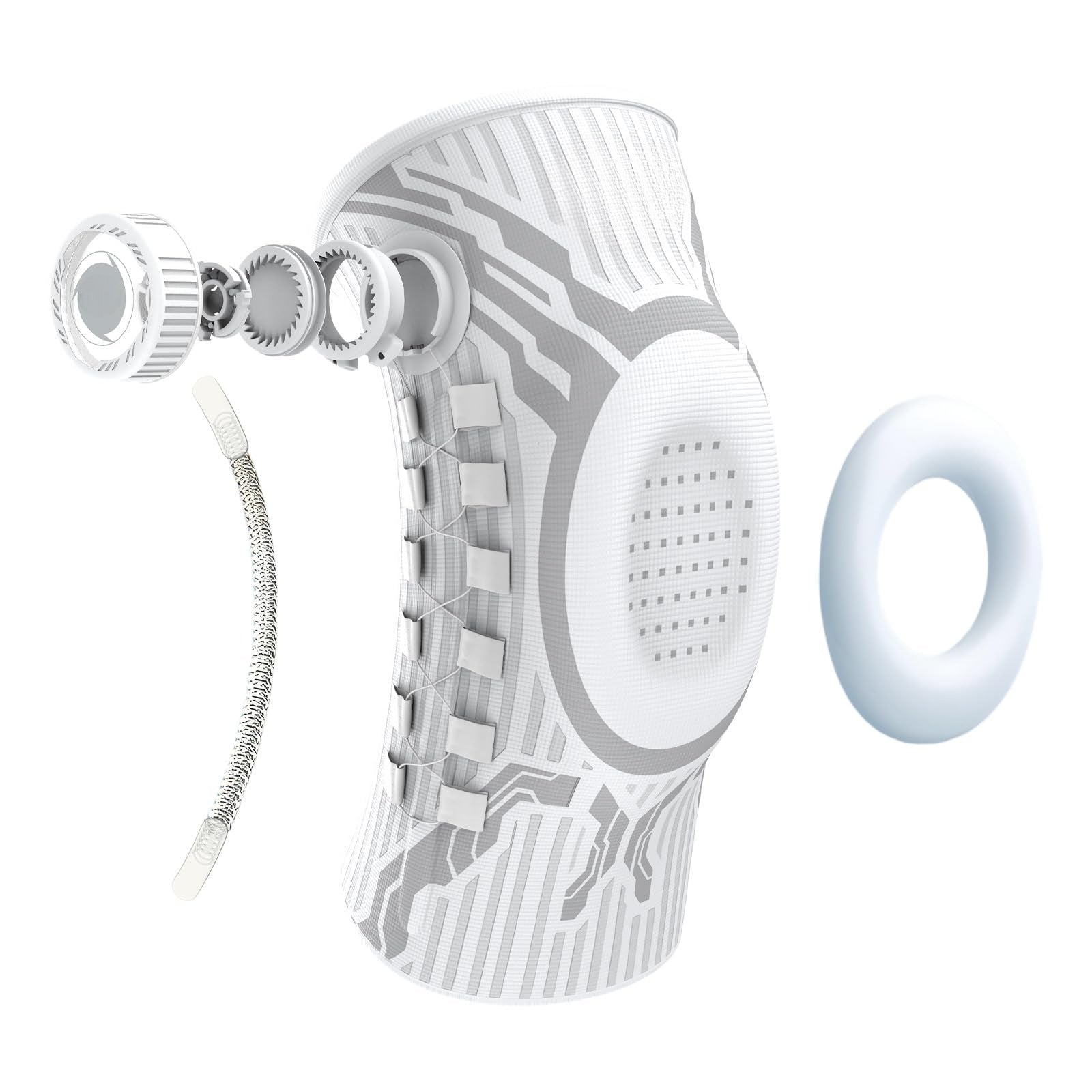 Adjustable Compression Knee Support with Patella