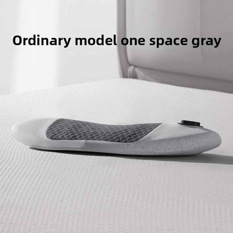 Ergonomic Lumbar Support Pillow with Heat and Massage