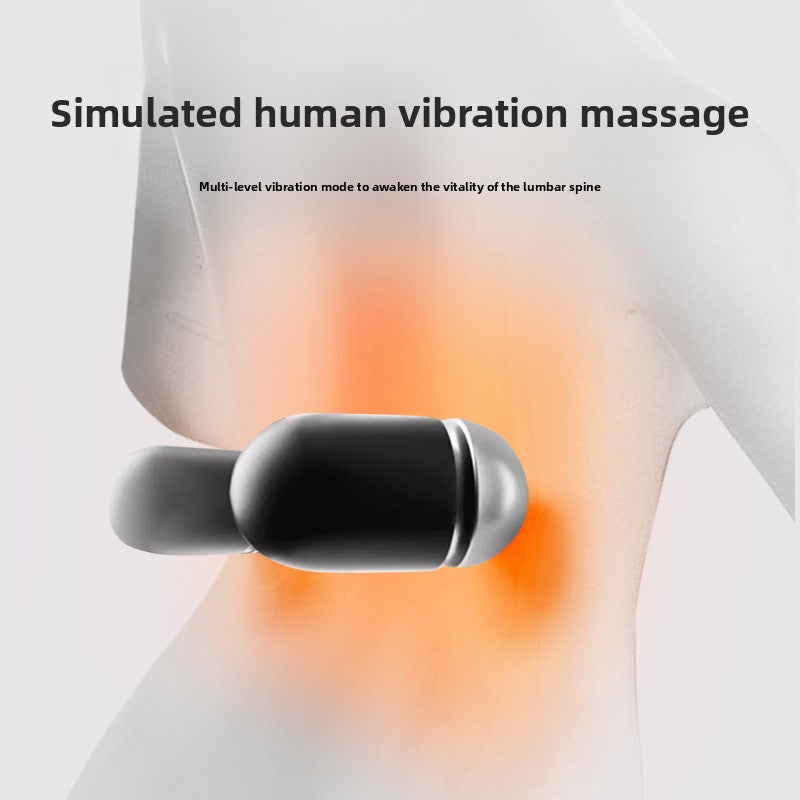 Ergonomic Lumbar Support Pillow with Heat and Massage