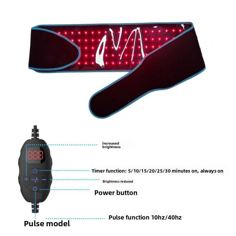 Red Infrared Light Therapy Belt for Back Pain Relief