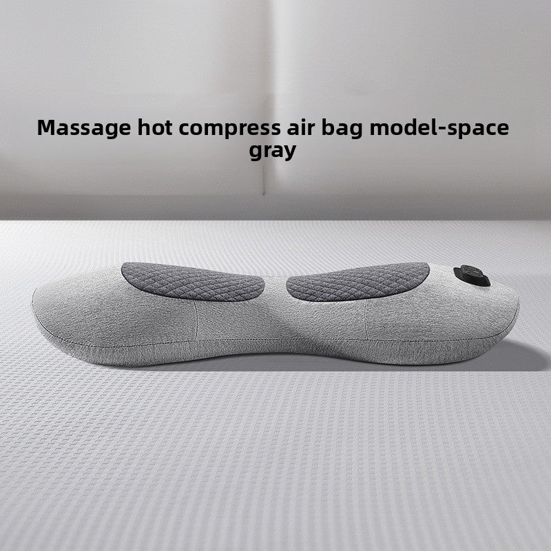 Ergonomic Lumbar Support Pillow with Heat and Massage