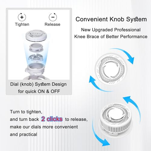 Adjustable Compression Knee Support with Patella