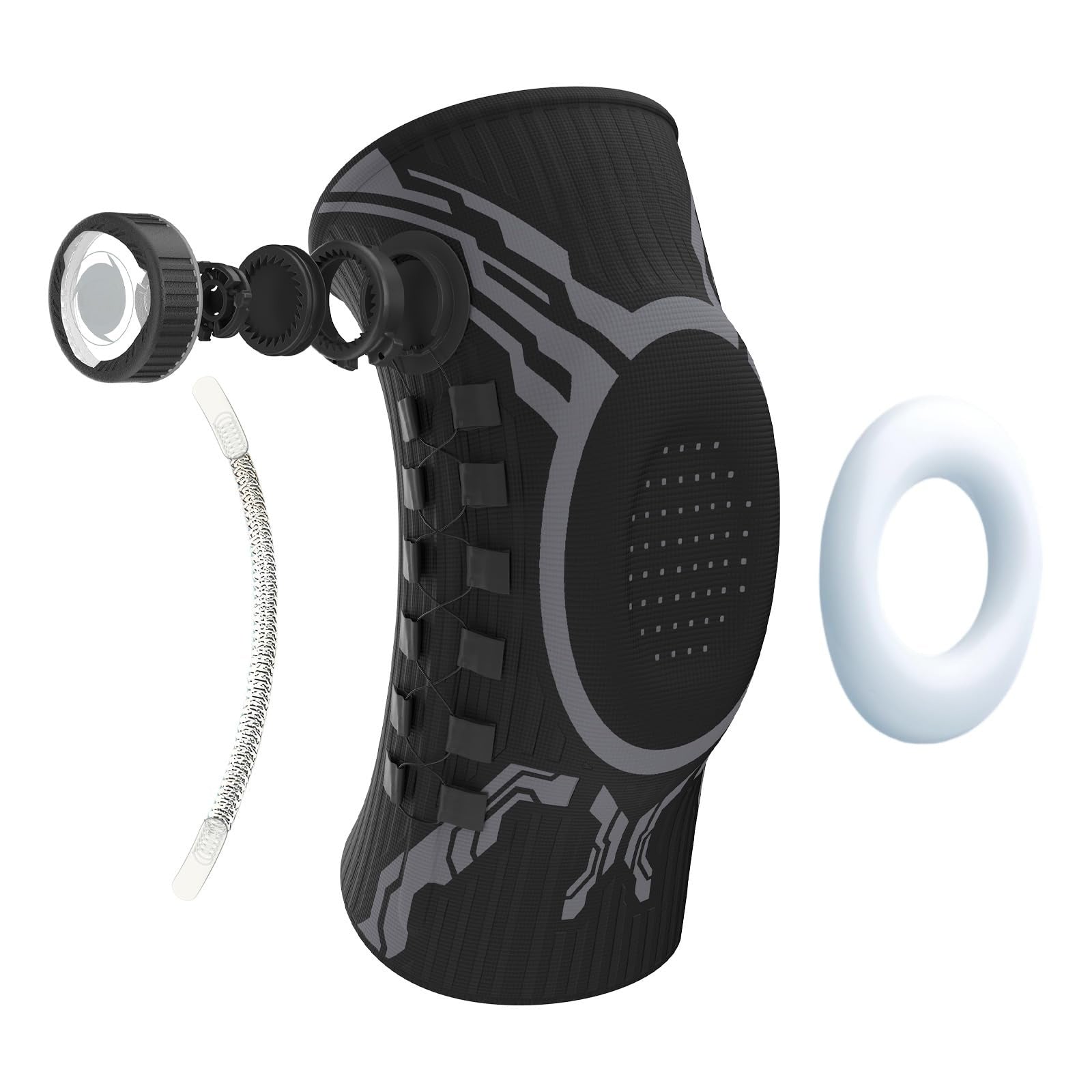 Adjustable Compression Knee Support with Patella