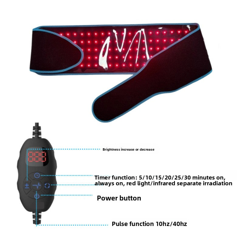 Red Infrared Light Therapy Belt for Back Pain Relief