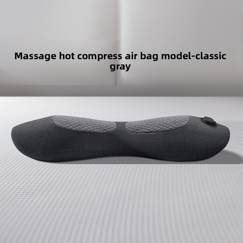 Ergonomic Lumbar Support Pillow with Heat and Massage