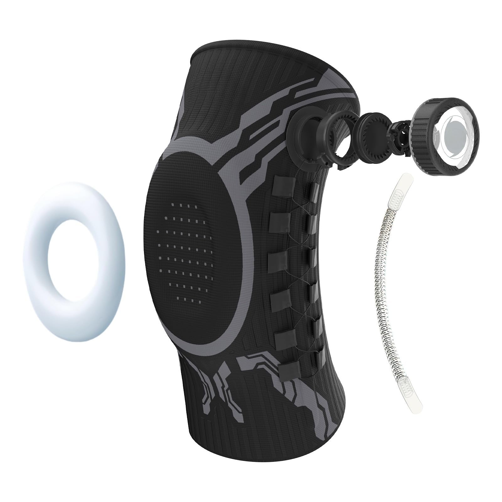 Adjustable Compression Knee Support with Patella