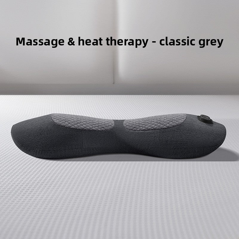 Ergonomic Lumbar Support Pillow with Heat and Massage